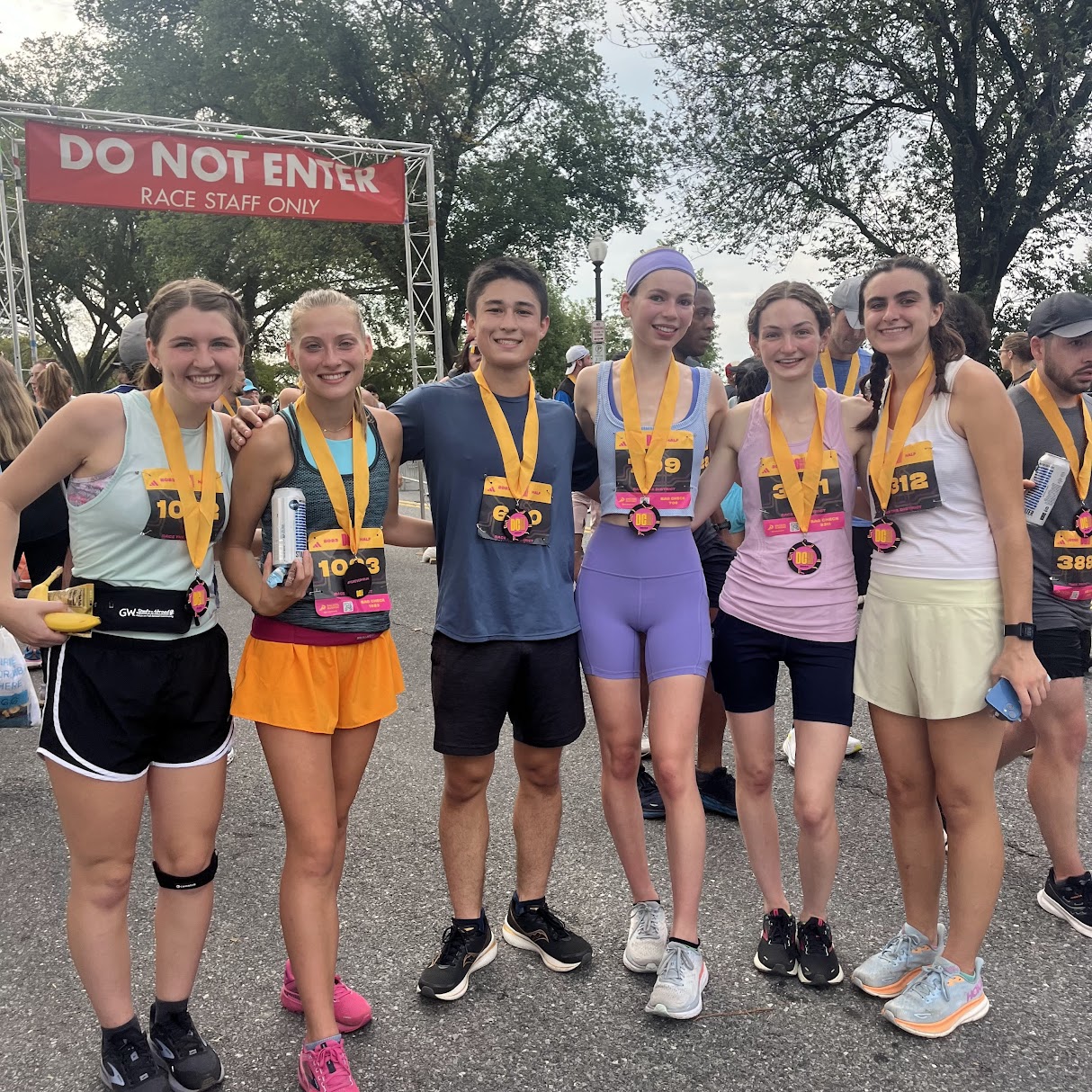 GW Club XC runs the DC Half